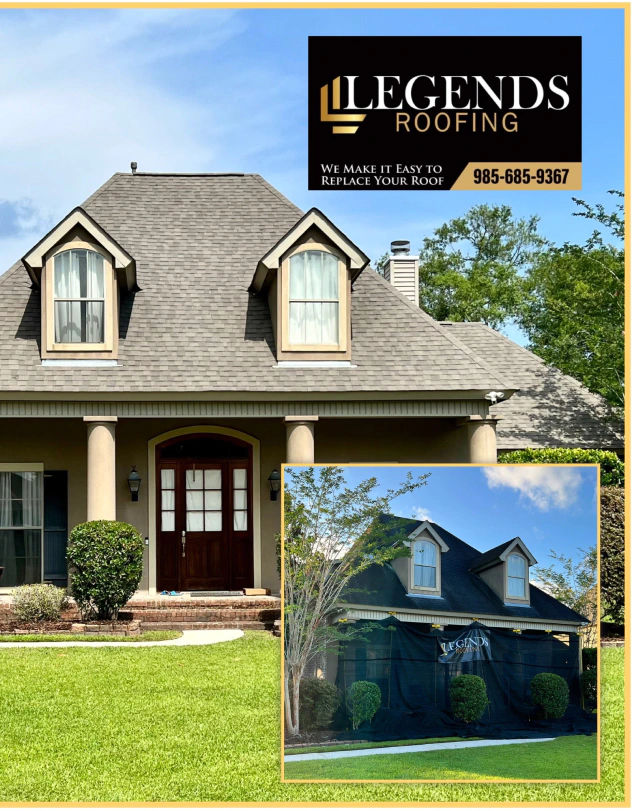 shingle roof installed in a modern house abita springs la