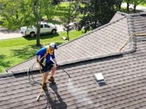 Roof Rejuvenation by Legends crew member